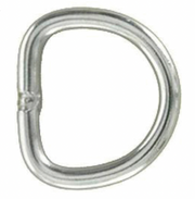 American Heritage Equine Nickel Plated Wire Dee 1 1/2'' 192-480
