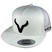 Vexil Icon White and Black Cap.