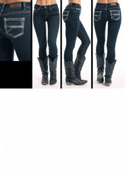 Women's Rock & Roll Cowgirl Mid-Rise Skinny Jean W1S8709 C3.