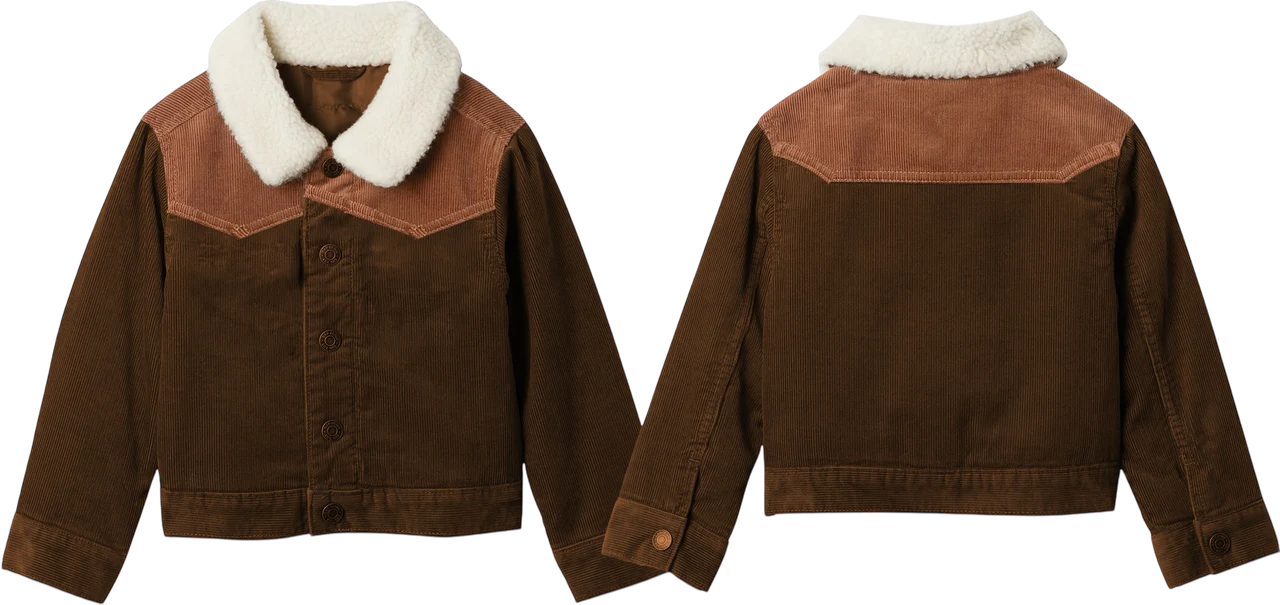 Shea Baby Boy's Brown Two Toned Jacket #SBJ01