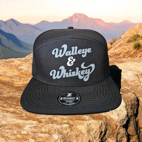Clark Fishing Clothing Walleye & Whiskey Cap.