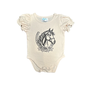 Shea Baby Girl's Horseshoe Onesie RSSB01