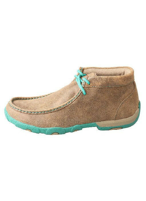 Twisted X Women's Turquoise Driving Moccasin.