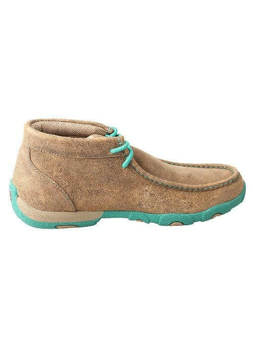 Twisted X Women's Turquoise Driving Moccasin.