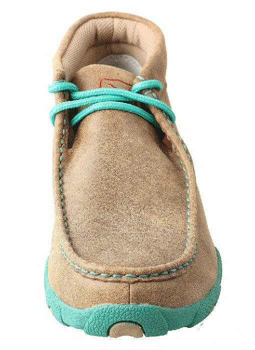 Twisted X Women's Turquoise Driving Moccasin.