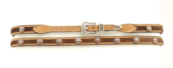 M&F Western Products Calf Hair Hatband 0265044