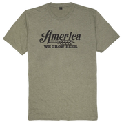 Rural Cloth Men's America We Grow Beer T-Shirt.