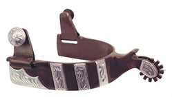 American Heritage Equine Men's Engraved Short Shank Spurs