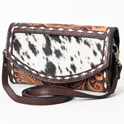 American Darling Hair-On Cowhide Buck Stitched Purse ADBGA384