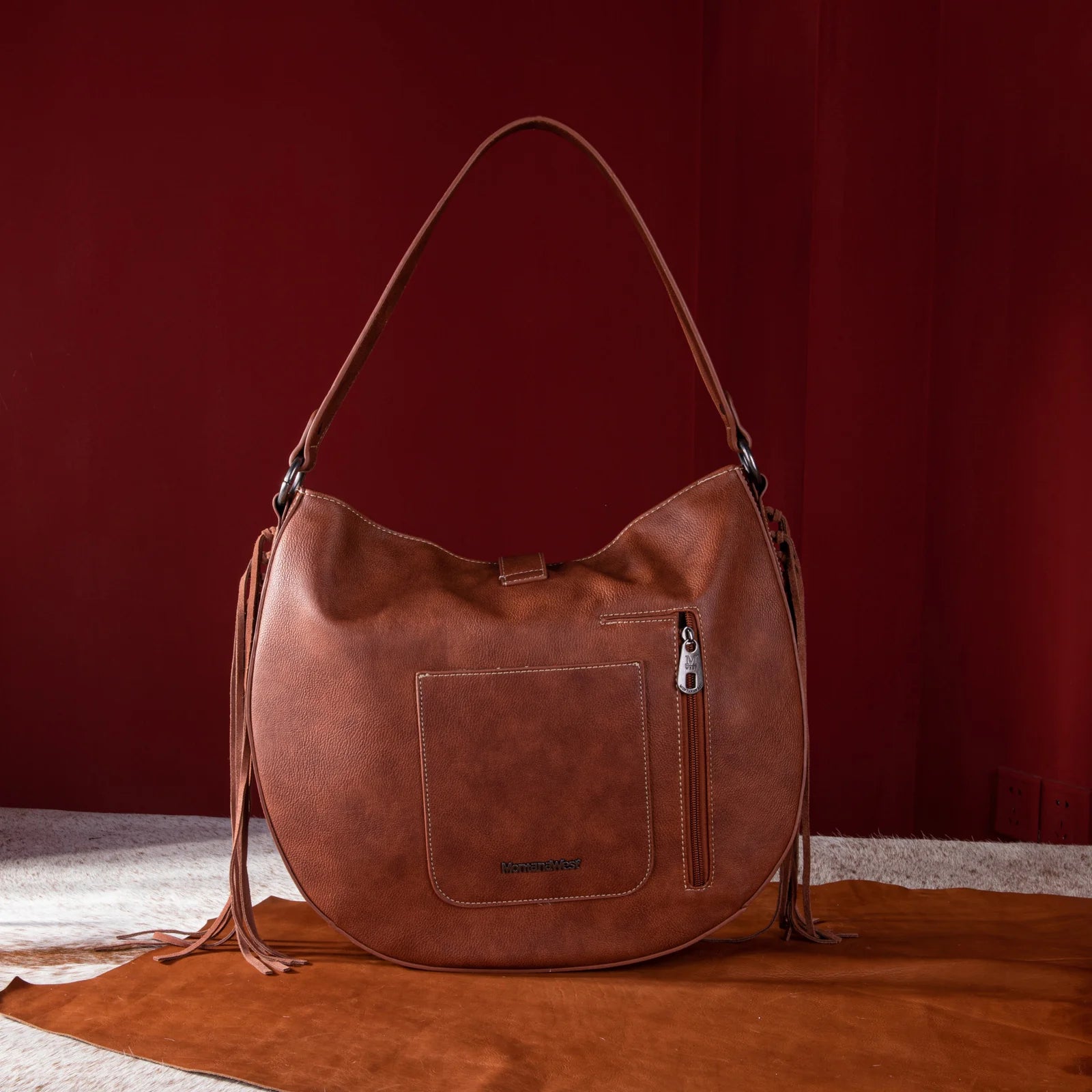 Montana West Leopard Concealed Carry Hobo Bag.