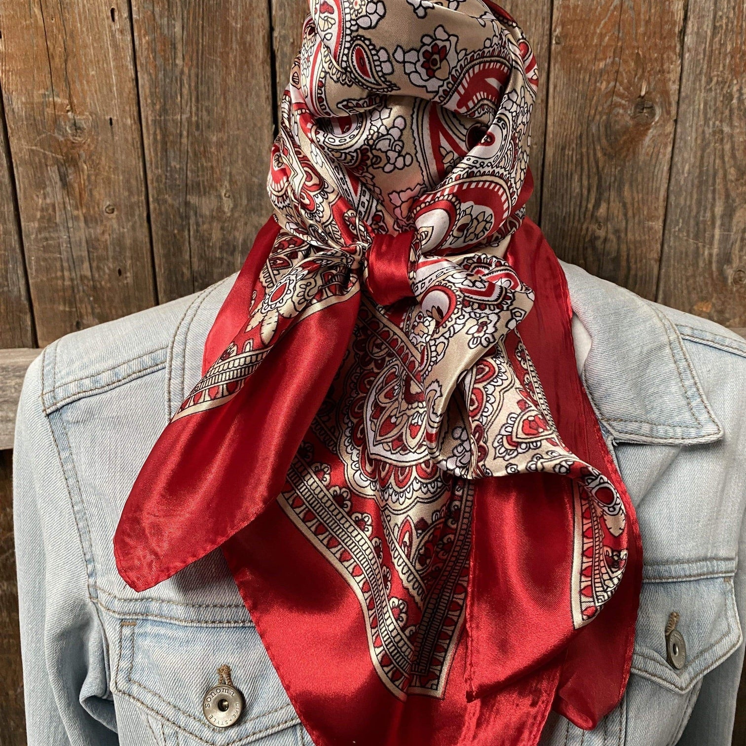 Rodeo Drive Classic Paisley Wild Rag WR2141 | Corral Western Wear