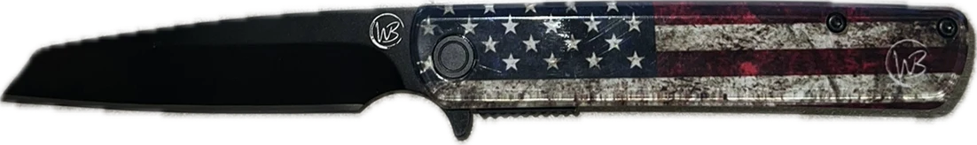 Whiskey Bent Ol' Glory Swift Assist Knife WB66-82