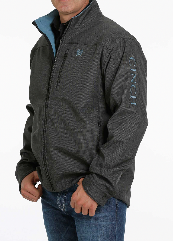 Cinch Men's Bonded Charcoal Grey Jacket MWJ1518005 C4
