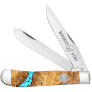 Whiskey Bent Turquoise River Trapper Knife WB11-14