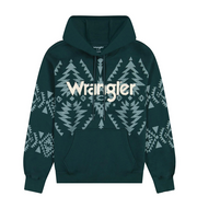 WRANGLER WMNS PUNCHY HOODIE TEAL 2385404.