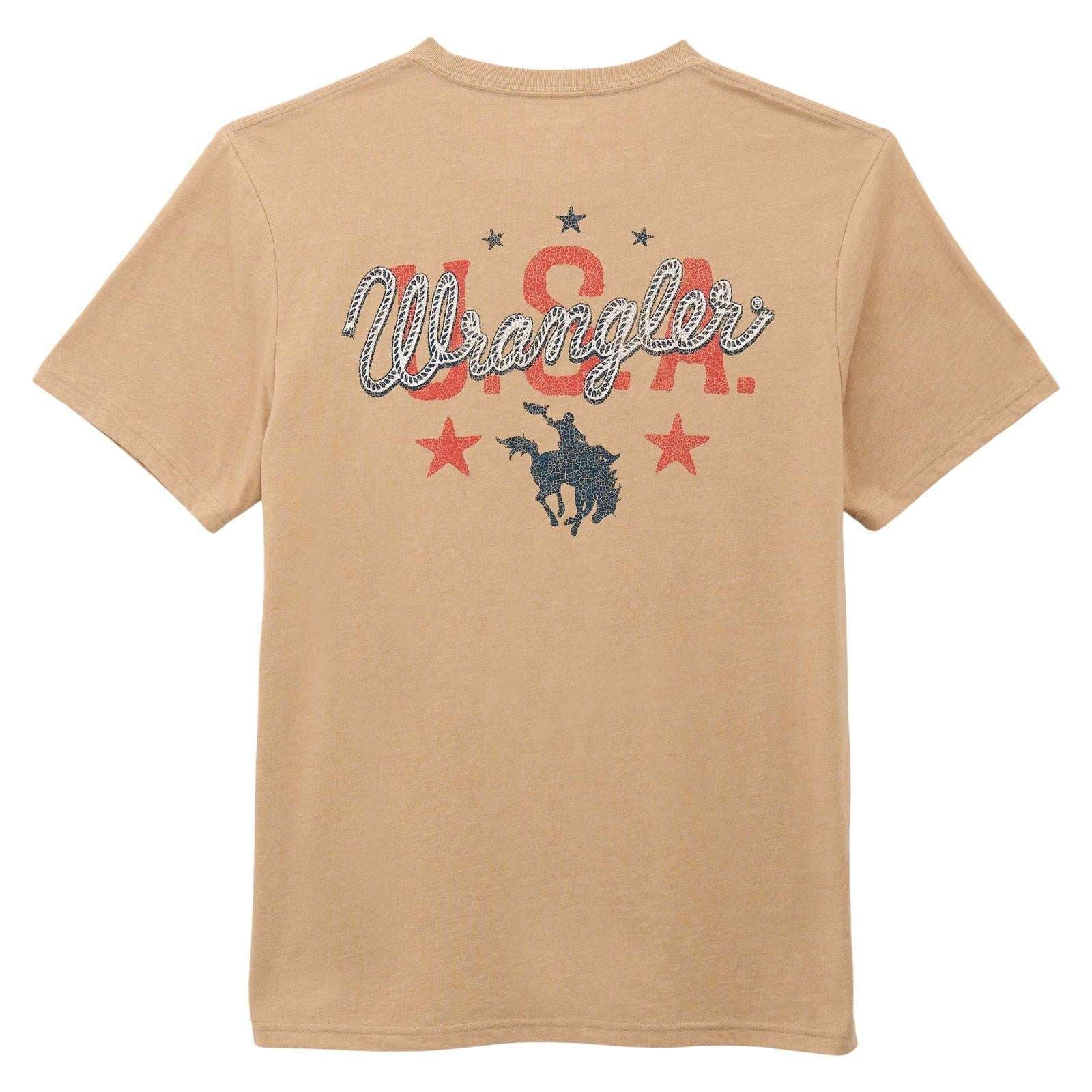 Wrangler Men's Travertine Heather Graphic Tee 2375736
