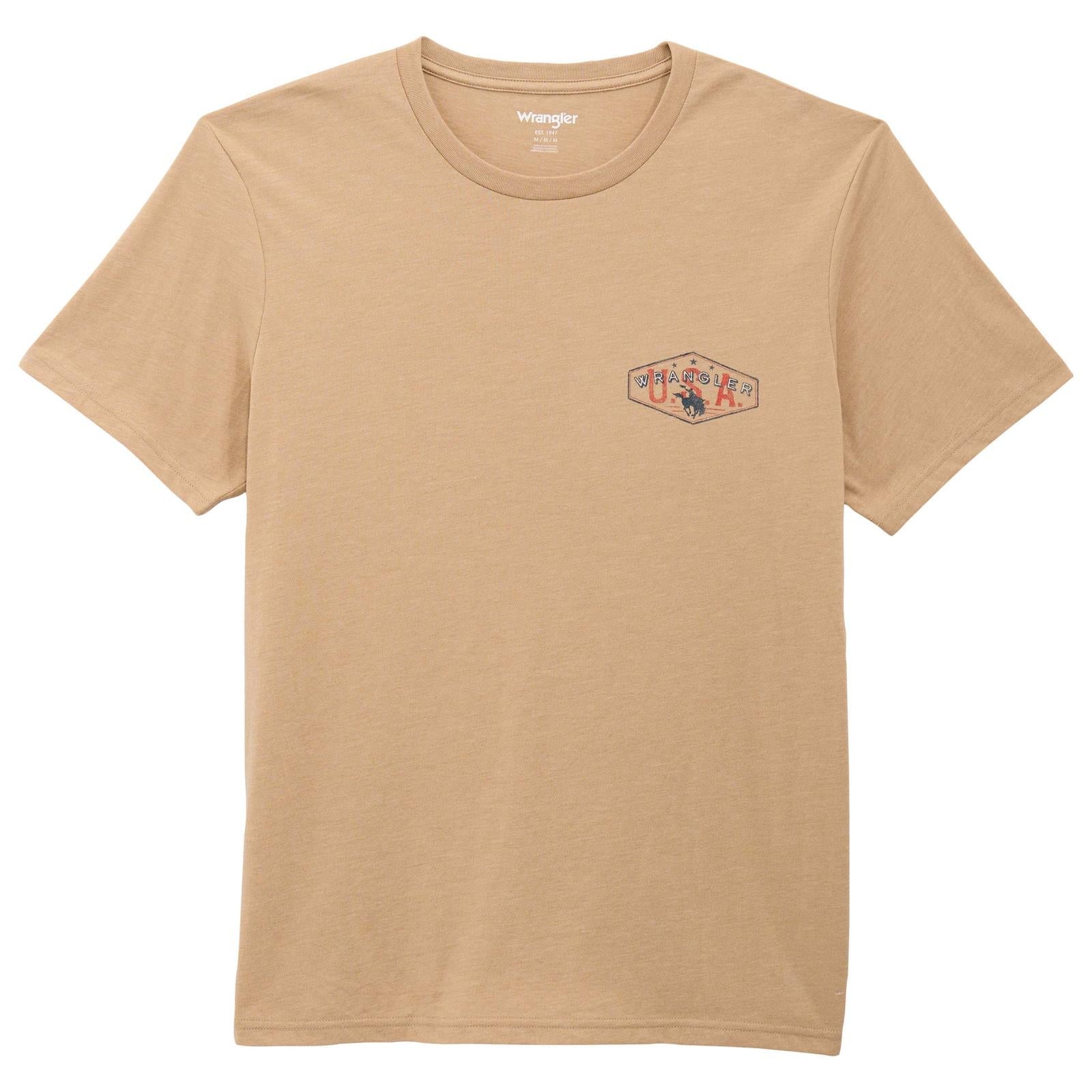 Wrangler Men's Travertine Heather Graphic Tee 2375736