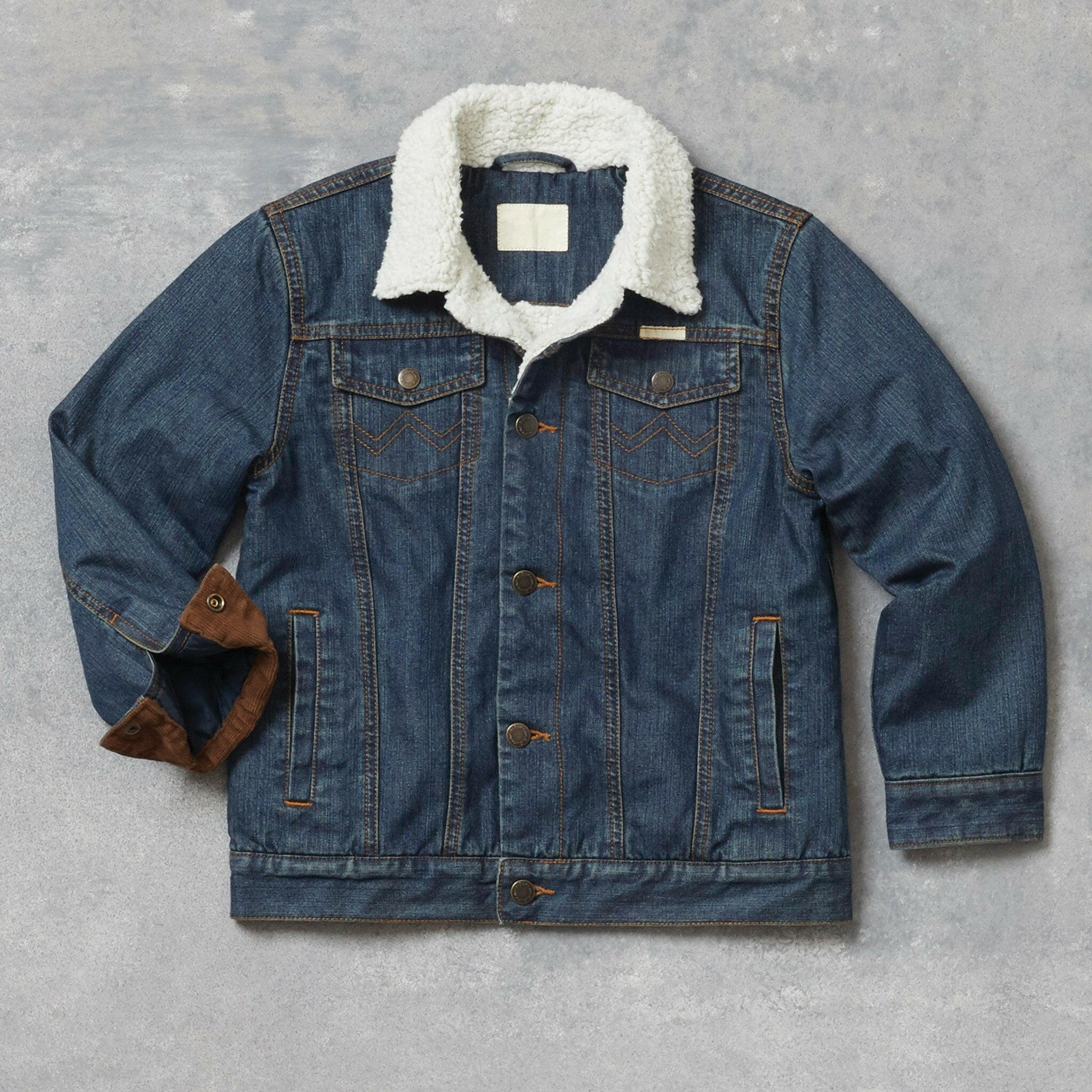Wrangler Boy's Lined Denim Jacket 84256RT | Corral Western Wear