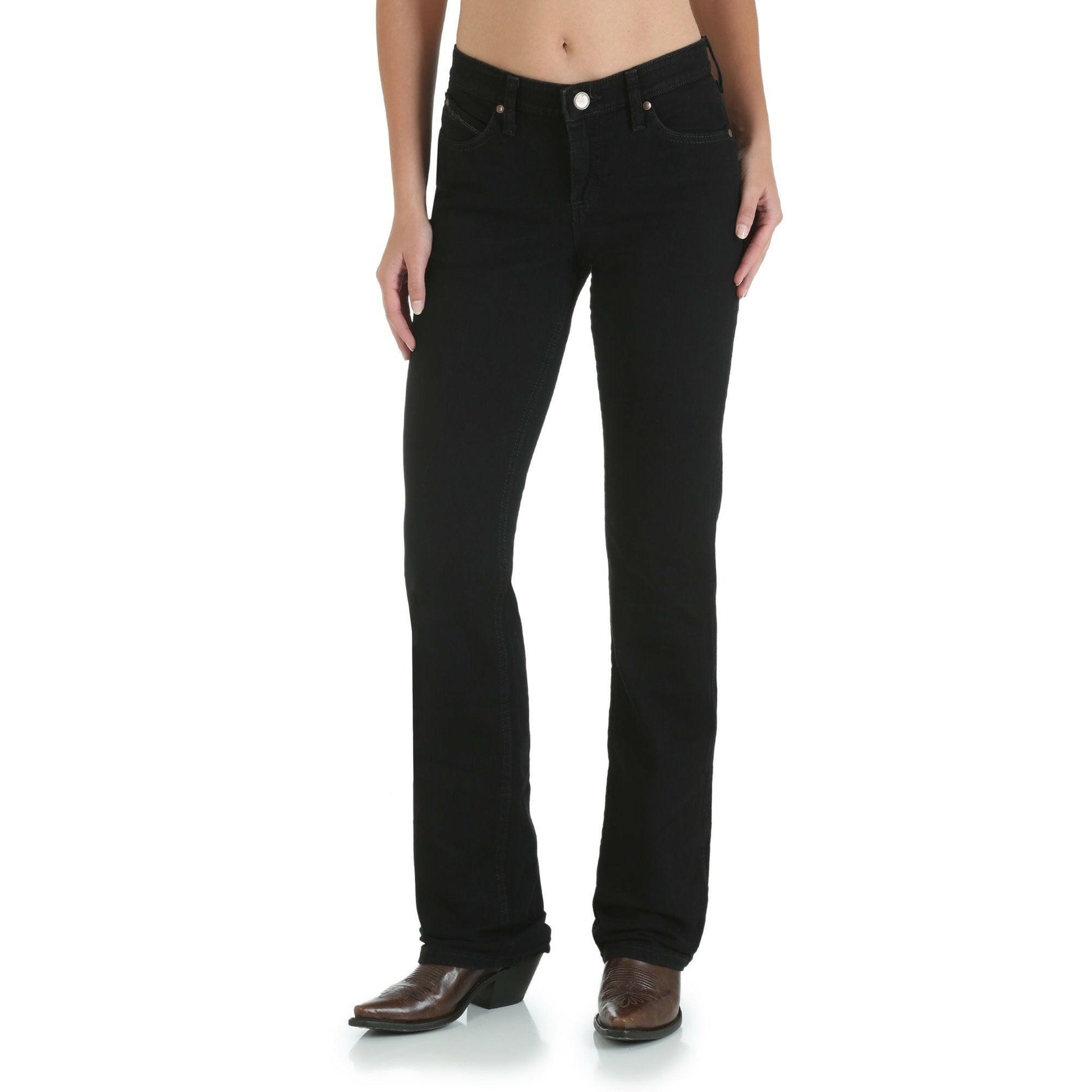 Wrangler Women's Black Q-Baby Jean.
