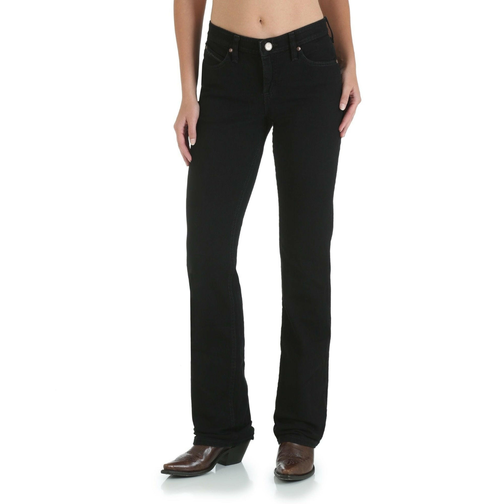 Wrangler Women's Black Q-Baby Jean.