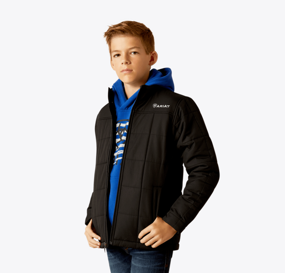 Ariat Boy's Crius Insulated Black Jacket 10051984
