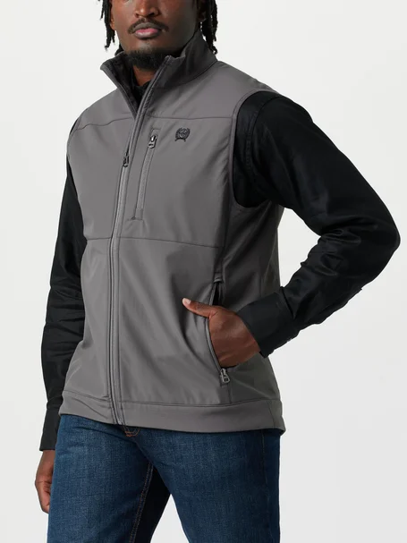 Cinch Men's Gray Windproof Vest MWV1099012