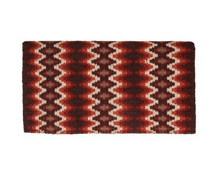 Mustang Mohair Woven Saddle Blanket.