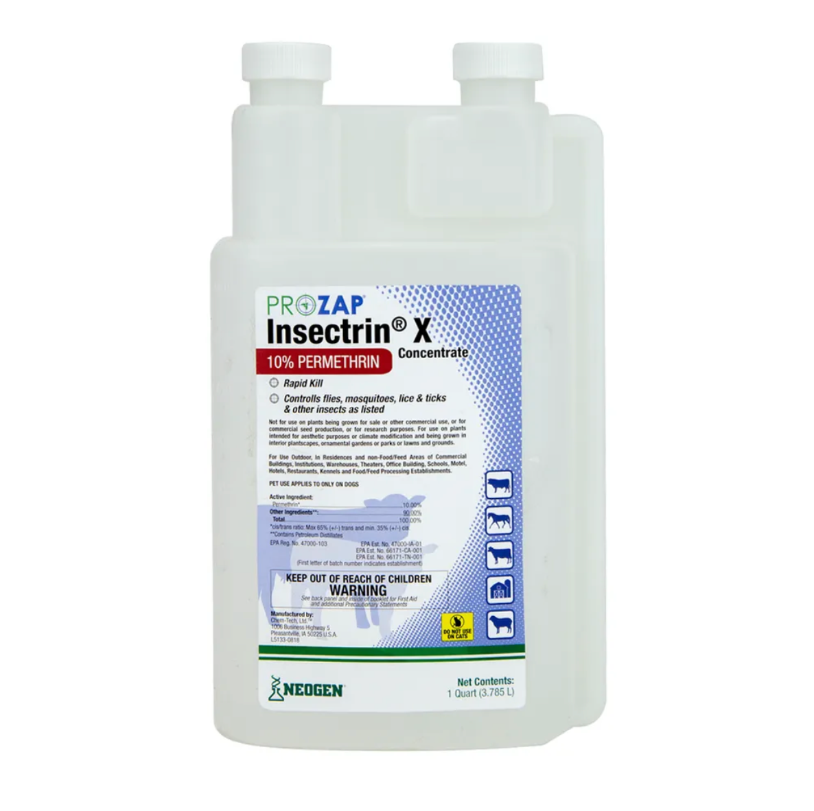 Prozap Insectrin X Concentrate Quart 11656-2