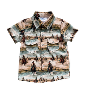 Shea Baby Boy's Sunrise Cowboy Snap Front Shirt BOYSS22