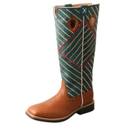 Twisted X Kid's Teal Striped Buckaroo Boot.