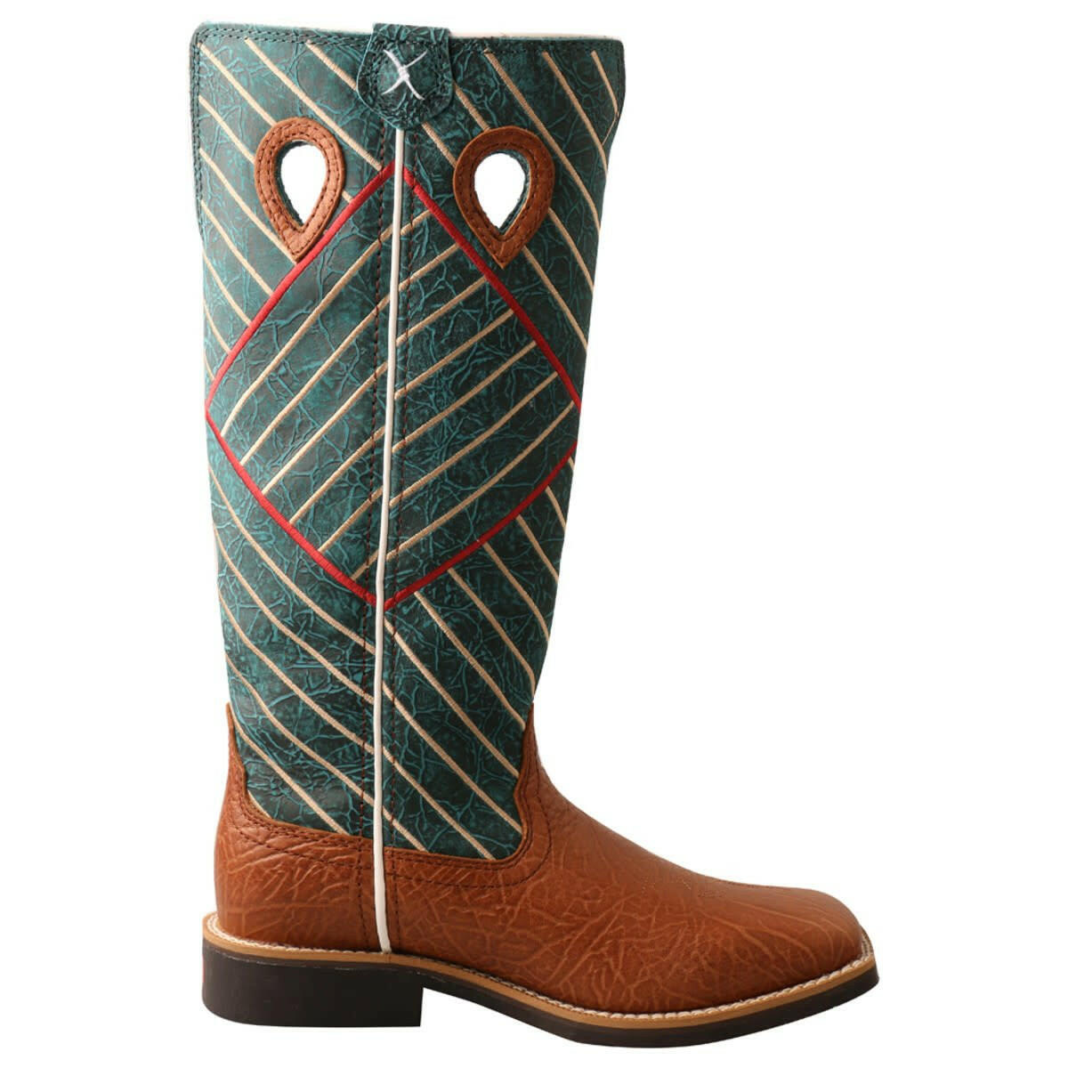 Twisted X Kid's Teal Striped Buckaroo Boot.