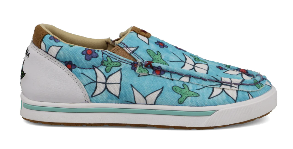 Twisted X Children's Aqua Slip-On Kicks.