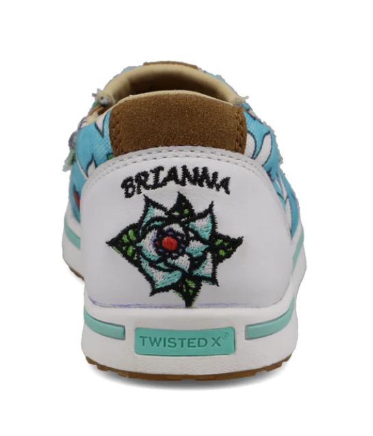 Twisted X Children's Aqua Slip-On Kicks.