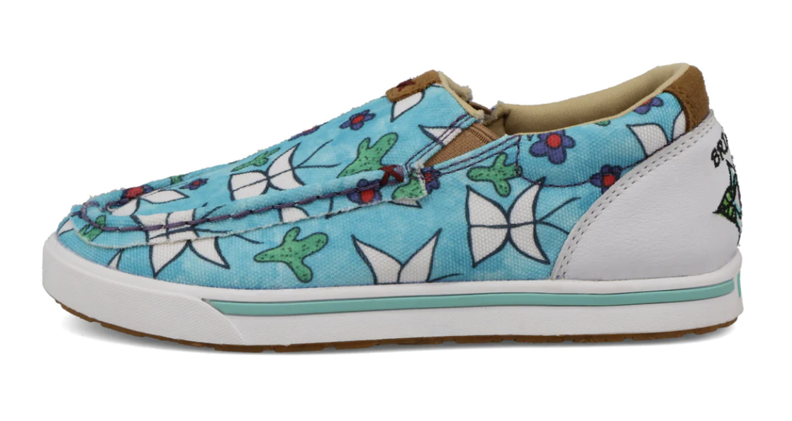 Twisted X Children's Aqua Slip-On Kicks.