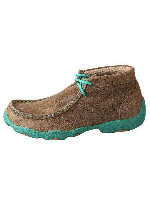 Twisted X Kid's Turquoise Driving Moccasin.