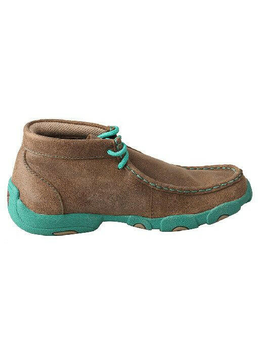 Twisted X Kid's Turquoise Driving Moccasin.