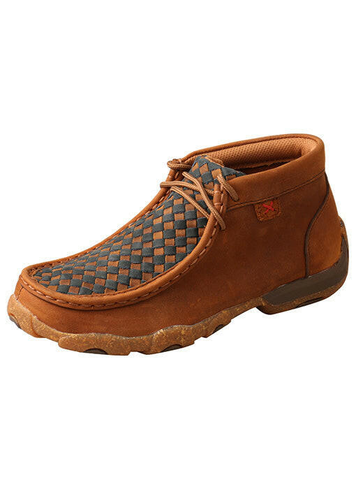 Twisted X Kid's Blue Woven Chukka Driving Moc.
