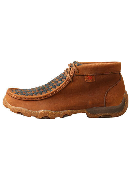 Twisted X Kid's Blue Woven Chukka Driving Moc.