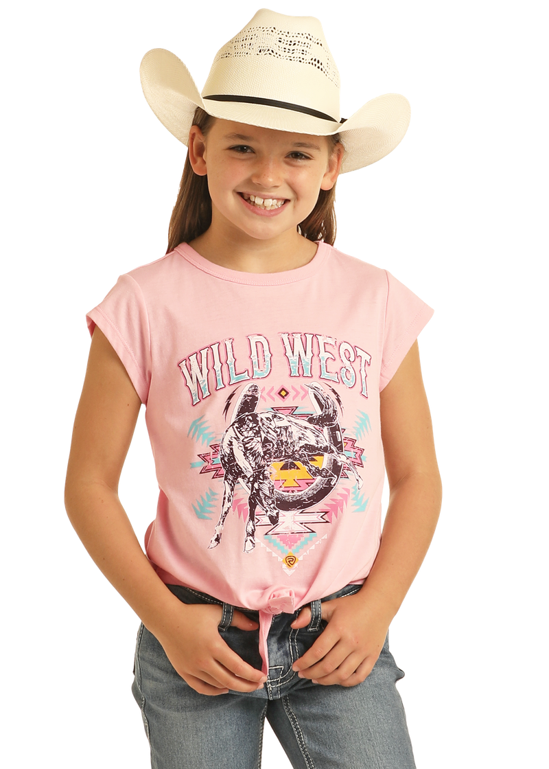 Rock & Roll Cowgirl Girl's Wild West Tee.