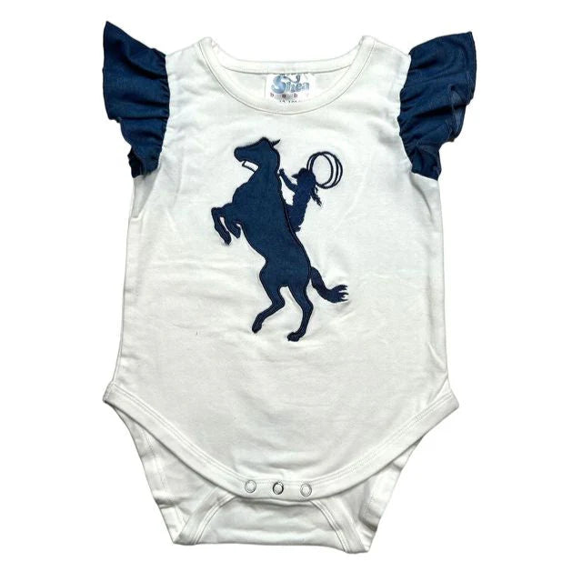 Shea Baby Girl's Raring Horse Shirt RHB01
