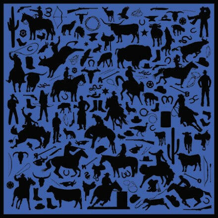 WYOMING TRADERS COWBOY SILHOUETTE SCARF.