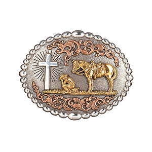 Nocona Praying Cowboy Buckle 37915