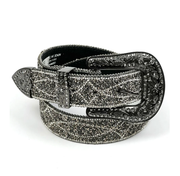 Angel Ranch Women's Black Hematite Beaded Belt D140009401