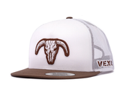 Vexil White Bull Skull Cap HT-324-008-N