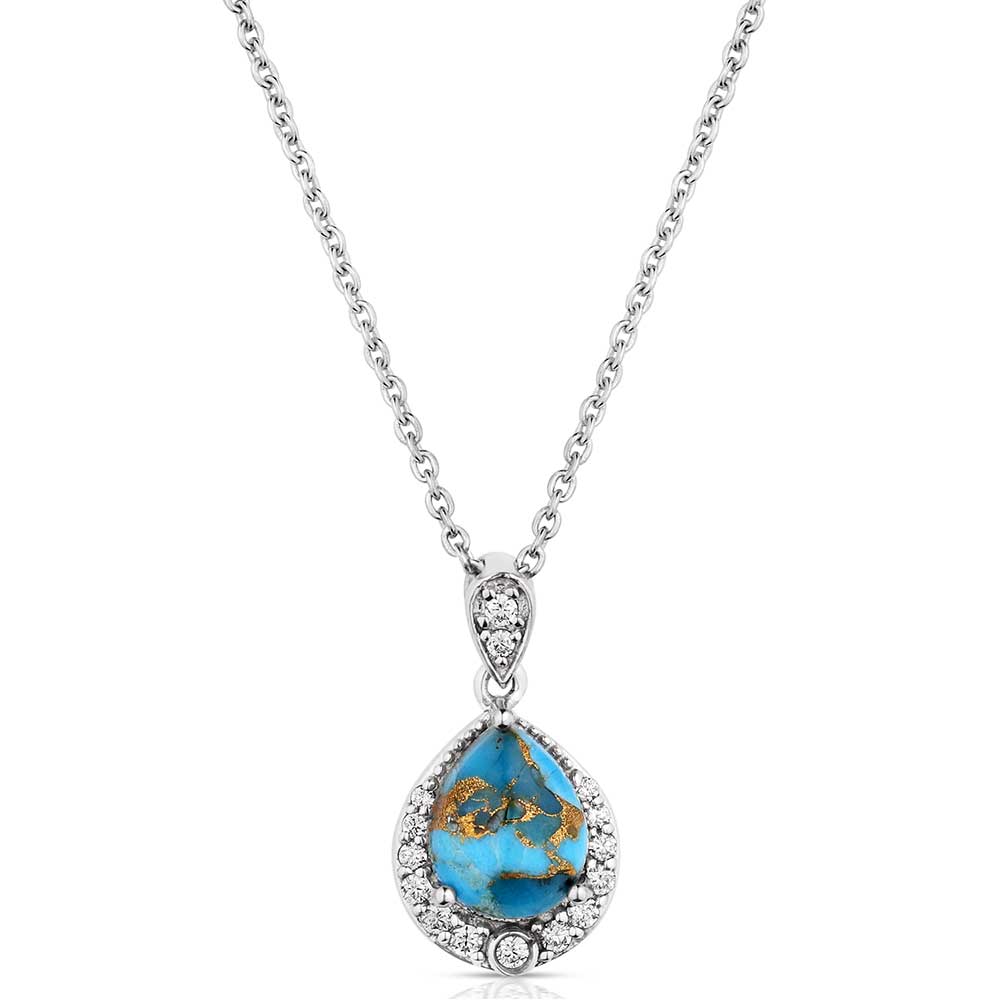 Montana Silversmiths Blue Rivers Turquoise Necklace NC5958