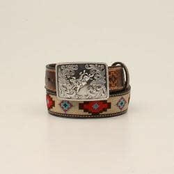3D Boy's Aztec Western Belt.