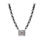MONTANA PEARLS BUCKLE NECKLACE NC6608.