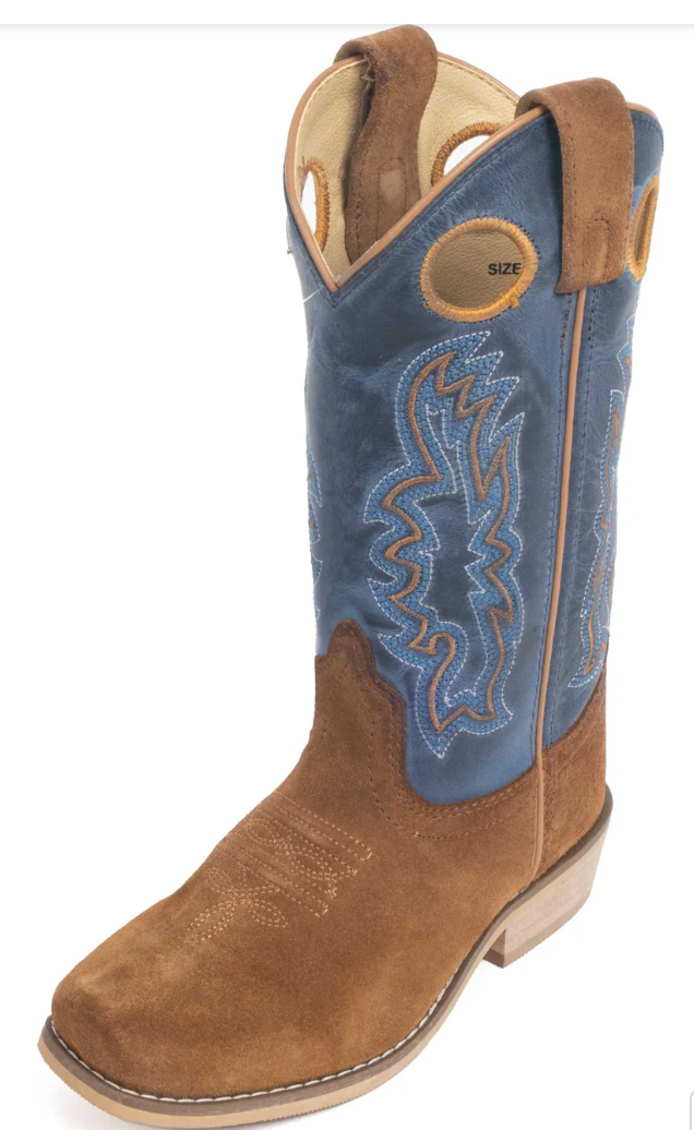 Smoky Mountain Boy's Blue Cutter Toe Boot 3503C