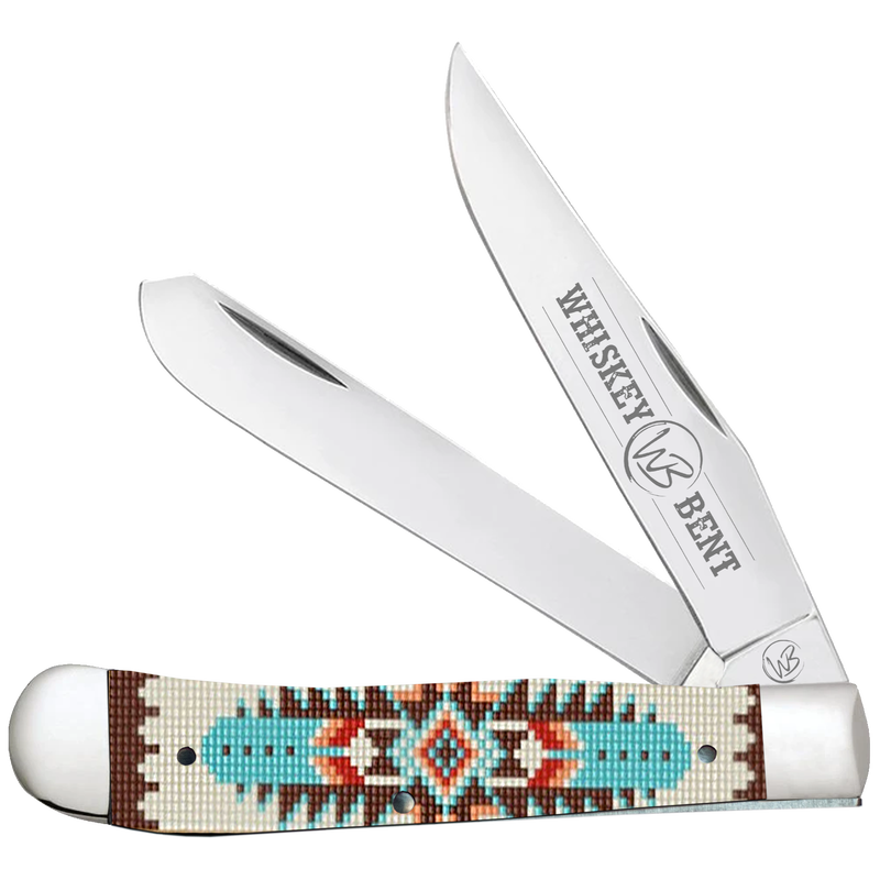 Whiskey Bent Turquoise Beaded Trapper WB11-01