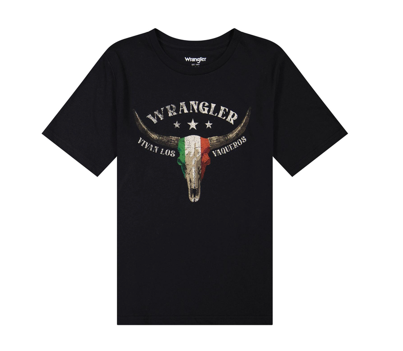 Wrangler Boys Blk Graphic Tee 2379614.